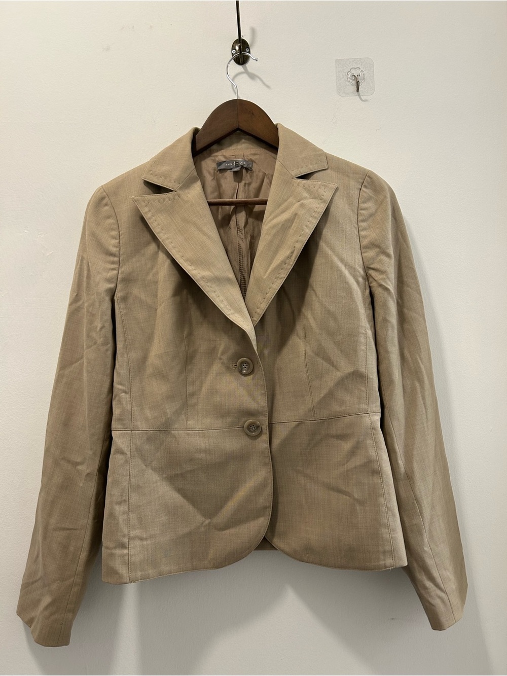 Classic Women's Tan Blazer Jacket